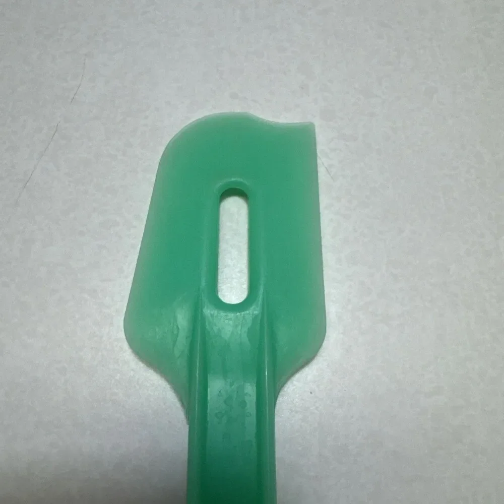 Tupperware Scraper Spatula Translucent Jadeite Green Vintage